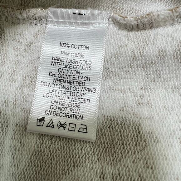 Quacker Factory Hoodie Womens XXS Full Zip Short Sleeve Embellished Starfish - Picture 5 of 8